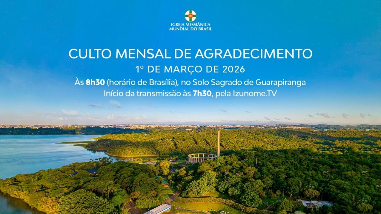 Culto Mensal de Agradecimento de março | Solo Sagrado de Guarapiranga - 01/03/2026