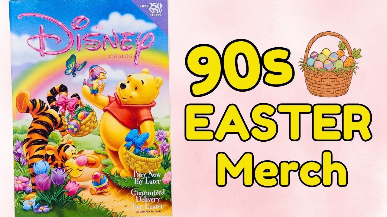 Disney Easter Merch In The 90s | The Disney Catalog Spring 1999 | Flip Through No Commentary