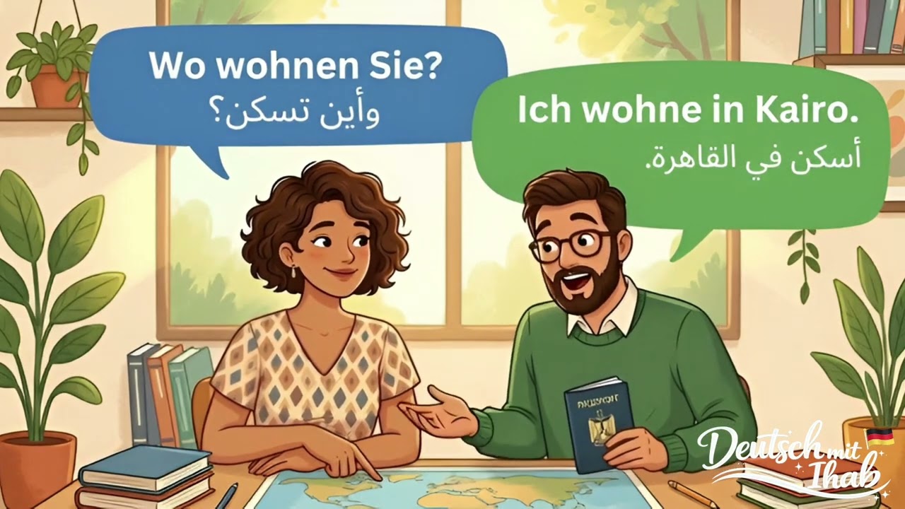 تعلم المحادثة الألمانية من كتاب Netzwerk Neu A1 جمل التعارف الدرس الأول ( guten tag) 