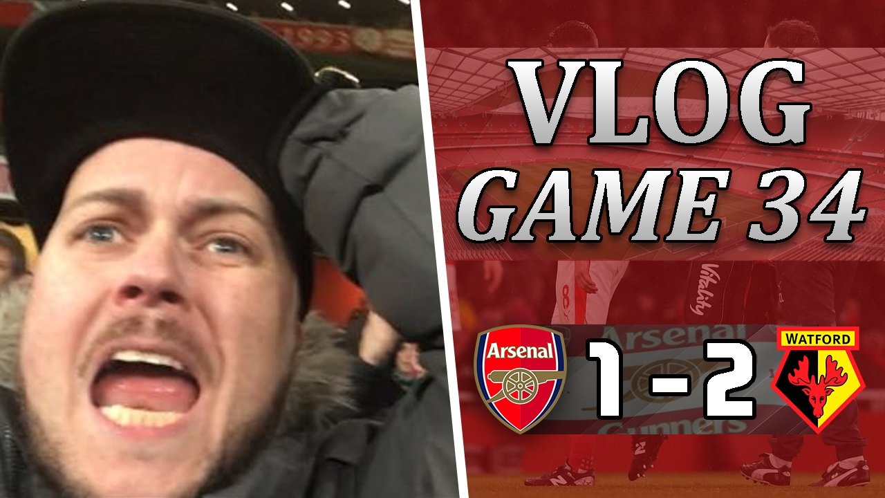 Arsenal 1 v 2 Watford | I Have Had Enough Of Wengers Bullsh*t| Matchday Vlog | Game 34
