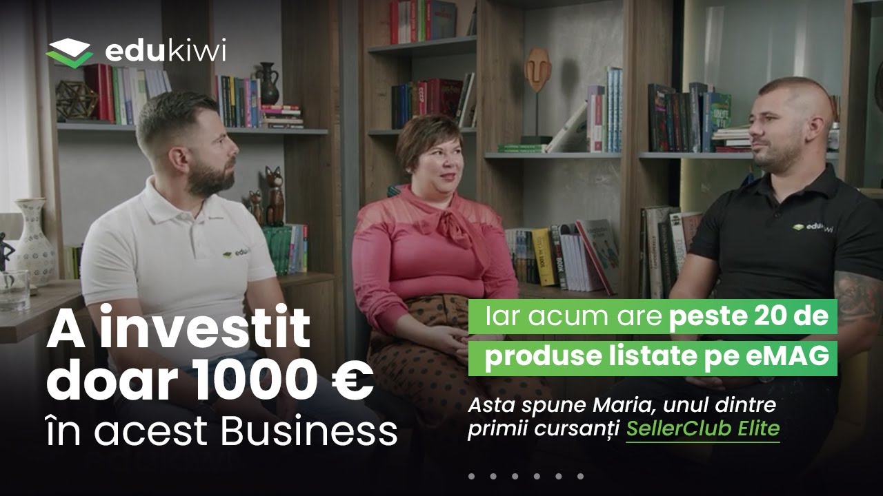 Vânzări de 4000RON lunar pe eMAG, la doar câteva luni de la prima coamandă de produse