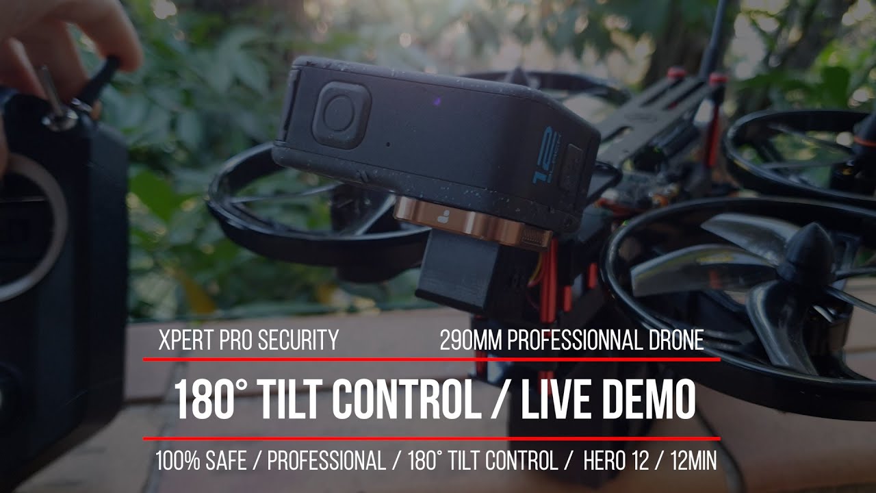 The Xpert Pro Security professional security drone now offers over 180&deg; of camera viewing angle