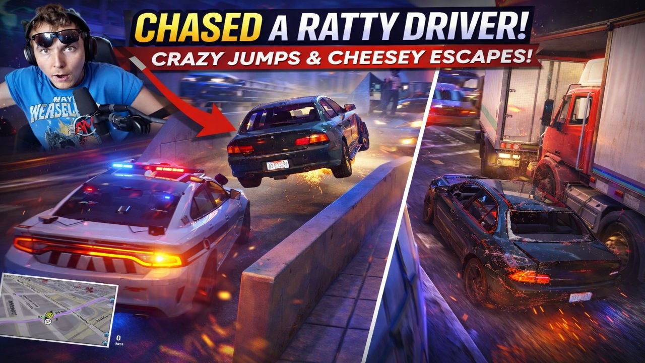Chasing a RATTY Driver in GTA RP! | PMA RP