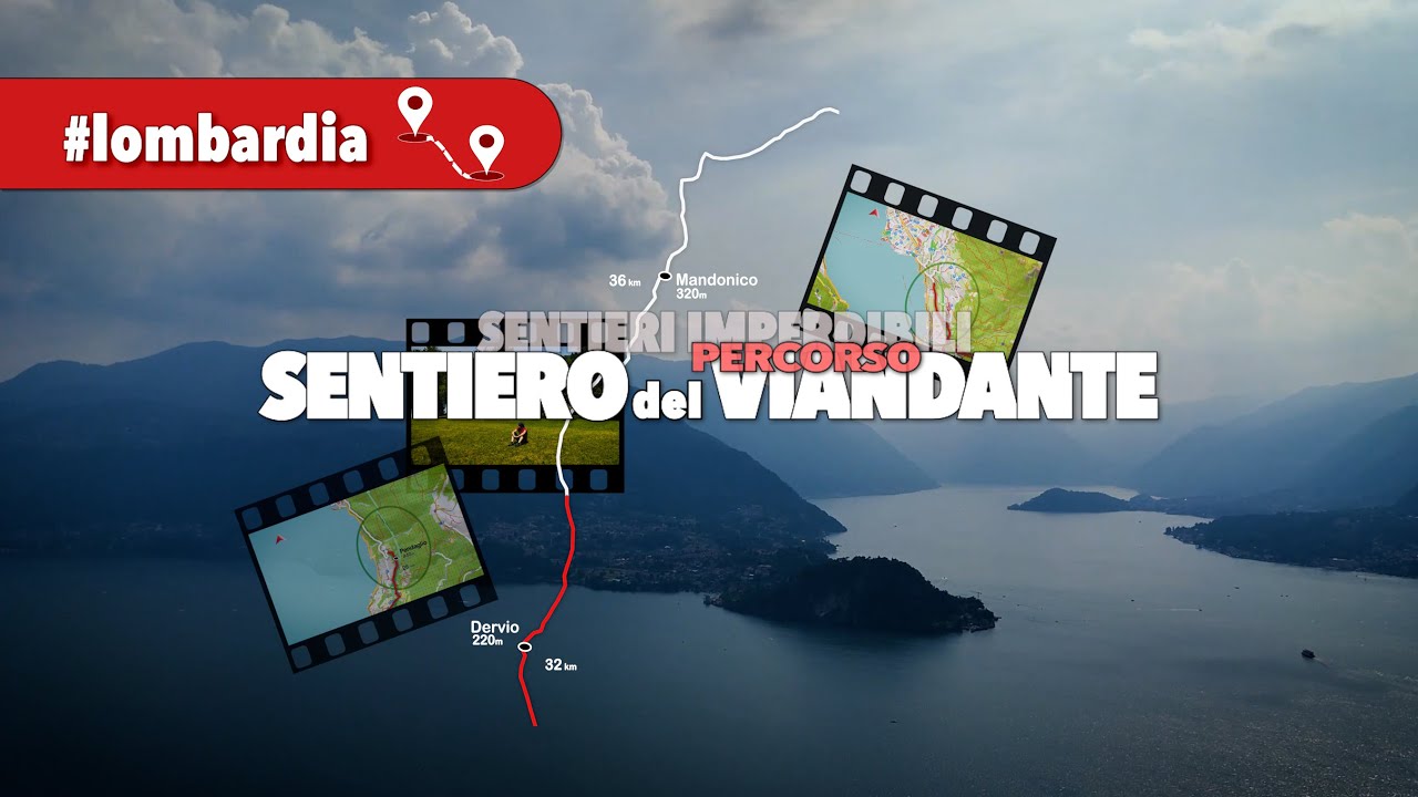 Sentiero del Viandante | Lago di Como Colico Lecco | LOMBARDIA | 👣 percorso trekking | Trail Hiking