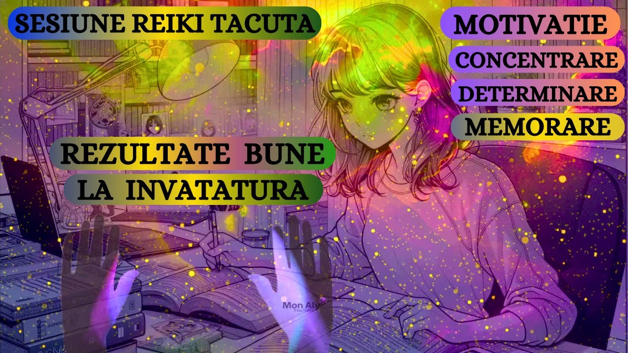 SESIUNE REIKI TACUTA - REZULTATE BUNE LA INVATATURA -MEMORARE, MOTIVATIE, CONCENTRARE, DETERMINARE