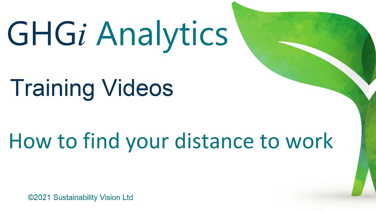 How to Measure the Travel Distance to work