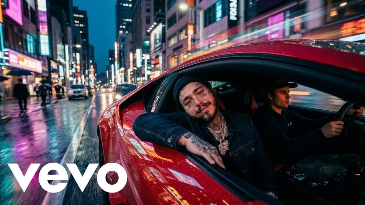 Post Malone Ft Justin Bieber-Fire In My Veins(Official Lyrics Video )