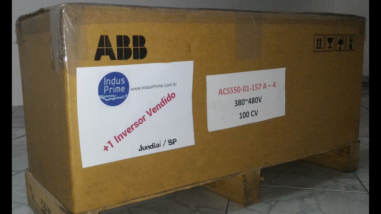 Startup Inversor ABB 100CV e upload - Drive ACS550