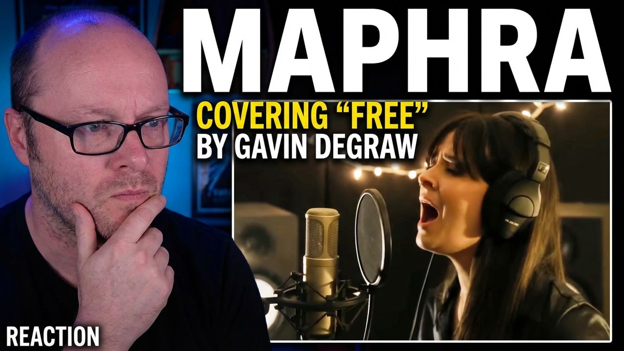 Maphra - 'Free' Cover REACTION | This vocal control is INSANE #maphra #gavindegraw #reactionvideo