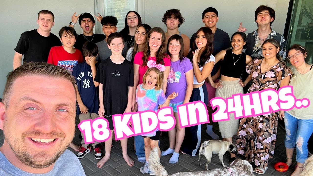 18 Kids In 24 Hours! | One On One TIME