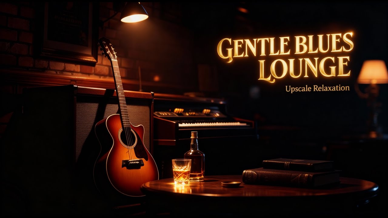 Gentle Blues Lounge 01 | Upscale Background Music for Whiskey & Relaxation