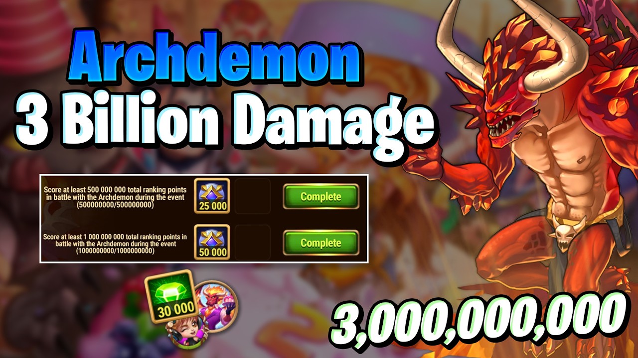 3 BILLION DAMAGE Archdemon Guide! 😱 Best Team & Strategy | Hero Wars
