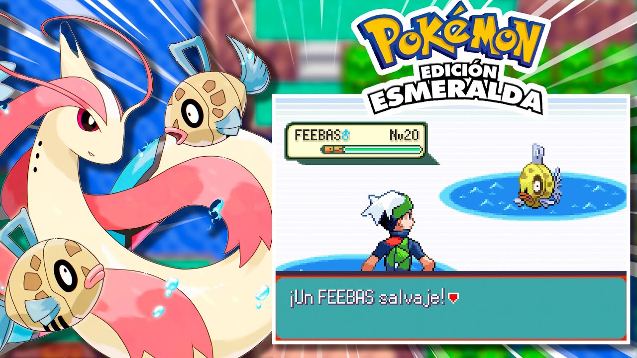Pokémon Esmeralda • ⚠️Cómo conseguir a Feebas y evolucionar a Milotic⚠️