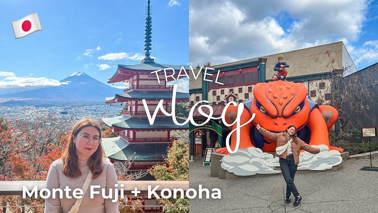 VISITÉ LA ALDEA DE NARUTO, Monte fuji y pueblito fantasma en Fujiyoshida | JAPÓN VLOG