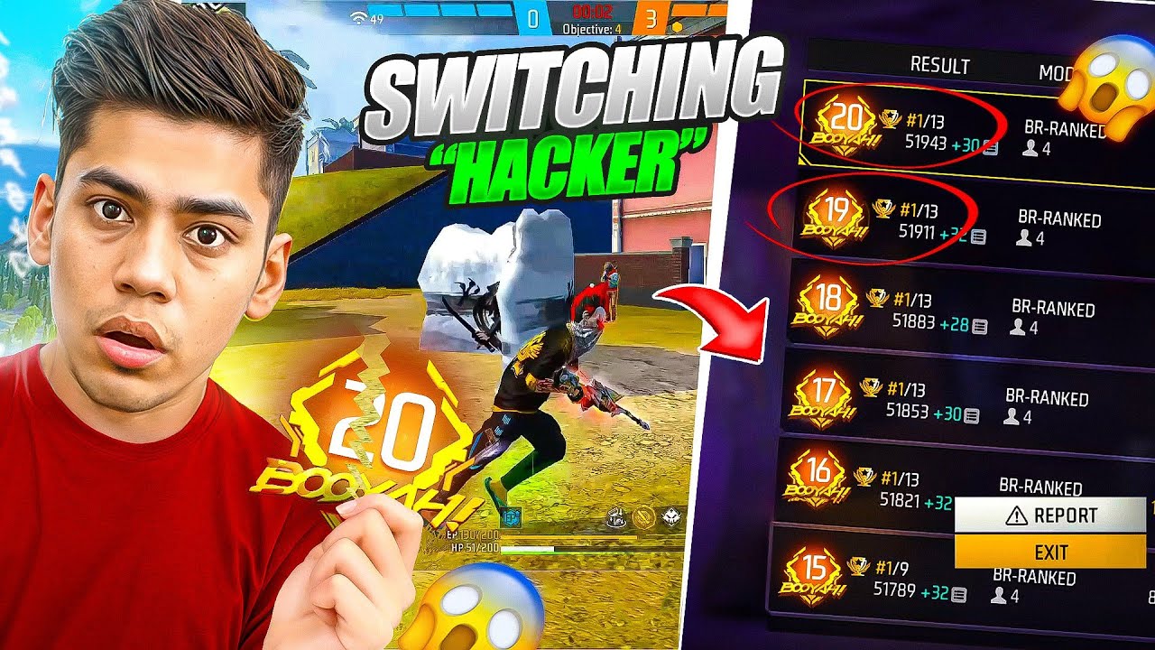 Switching Hacker☠️1st and Last Day in Clash Squad🤡!!