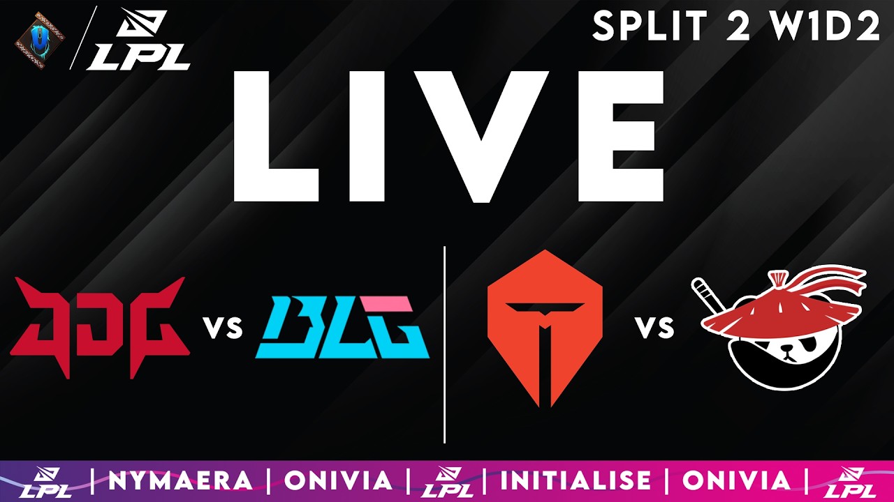 LPL 2026 Live Split 2 | LPL English Playoffs with Nymaera & Initialise JDG vs BLG | TES vs AL