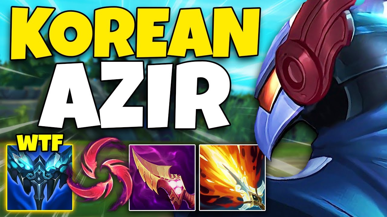 THIS KOREAN AZIR BUILD IS TAKING OVER MID LANE! (BUT WHY IS IT SO GOOD?)