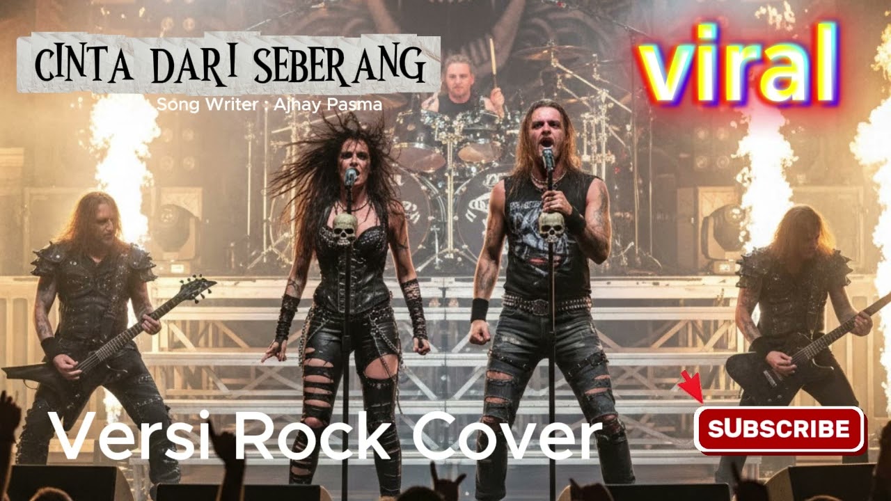 CINTA DARI SEBERANG VIRAL VERSI ROCK