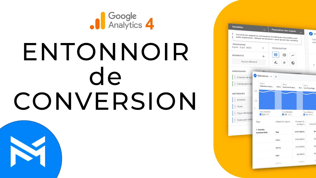 15 mns pour créer des entonnoirs de conversions sur Google Analytics 4 [2023]