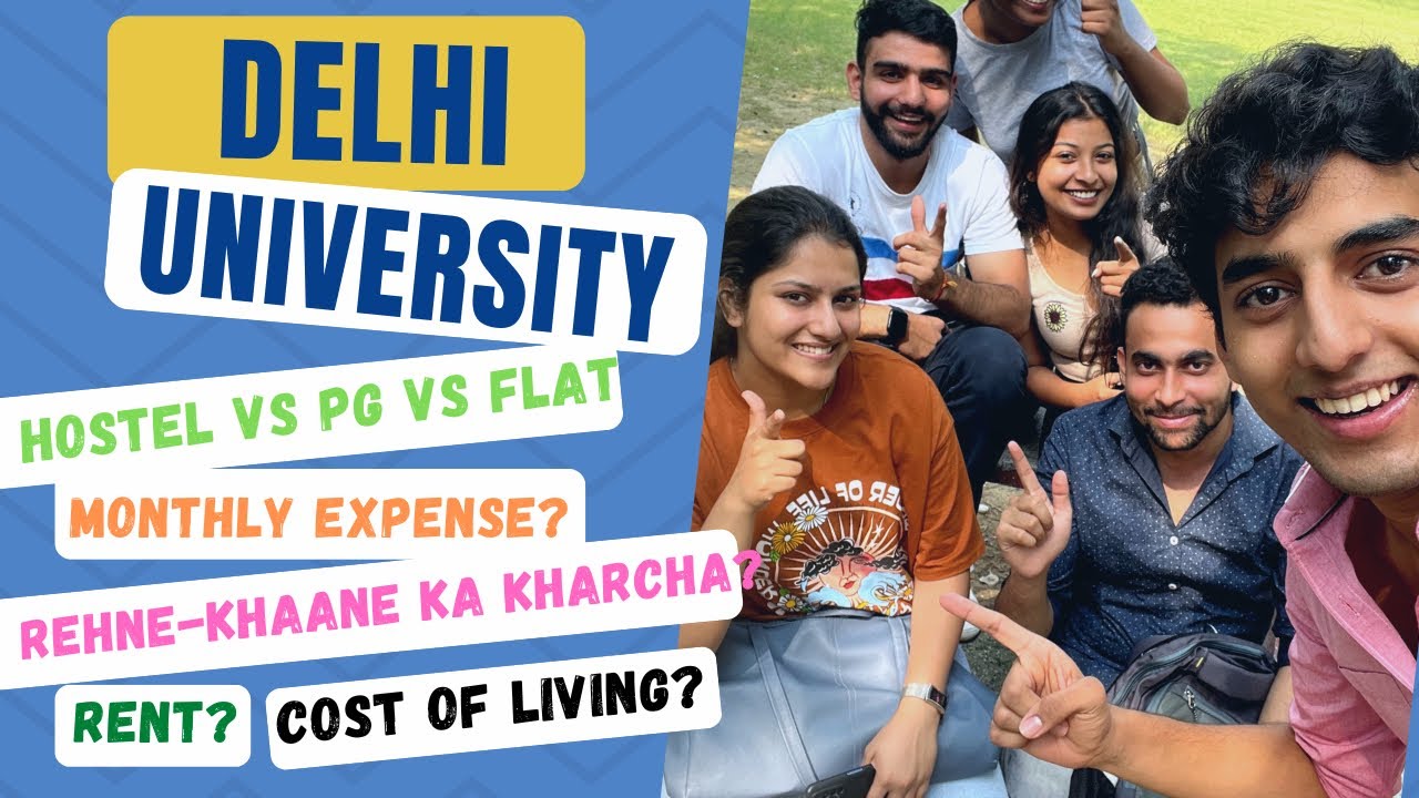 Hostel vs Pg vs Flat and Monthly Expense in Delhi University 2022 😨|Important Points 😍| Vlog 10