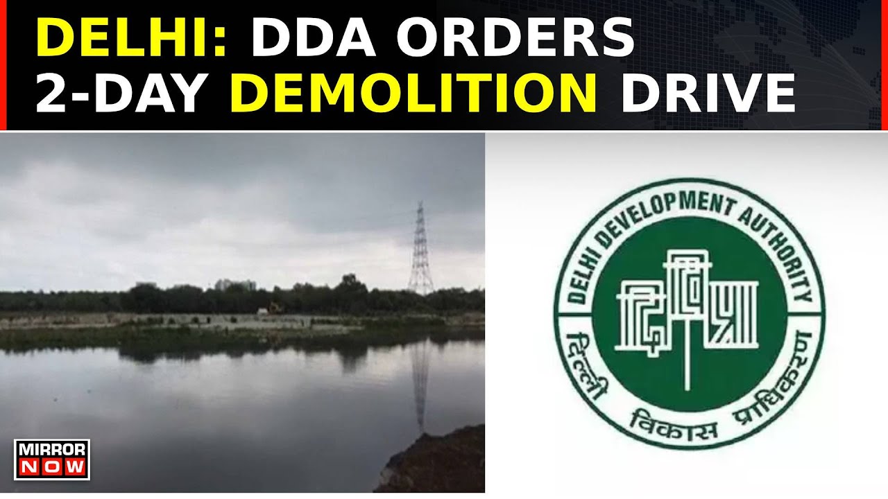 Delhi: DDA's 2-Day Demolition Drive At Majnu Ka Tila Over Yamuna Floodplain Encroachment | News