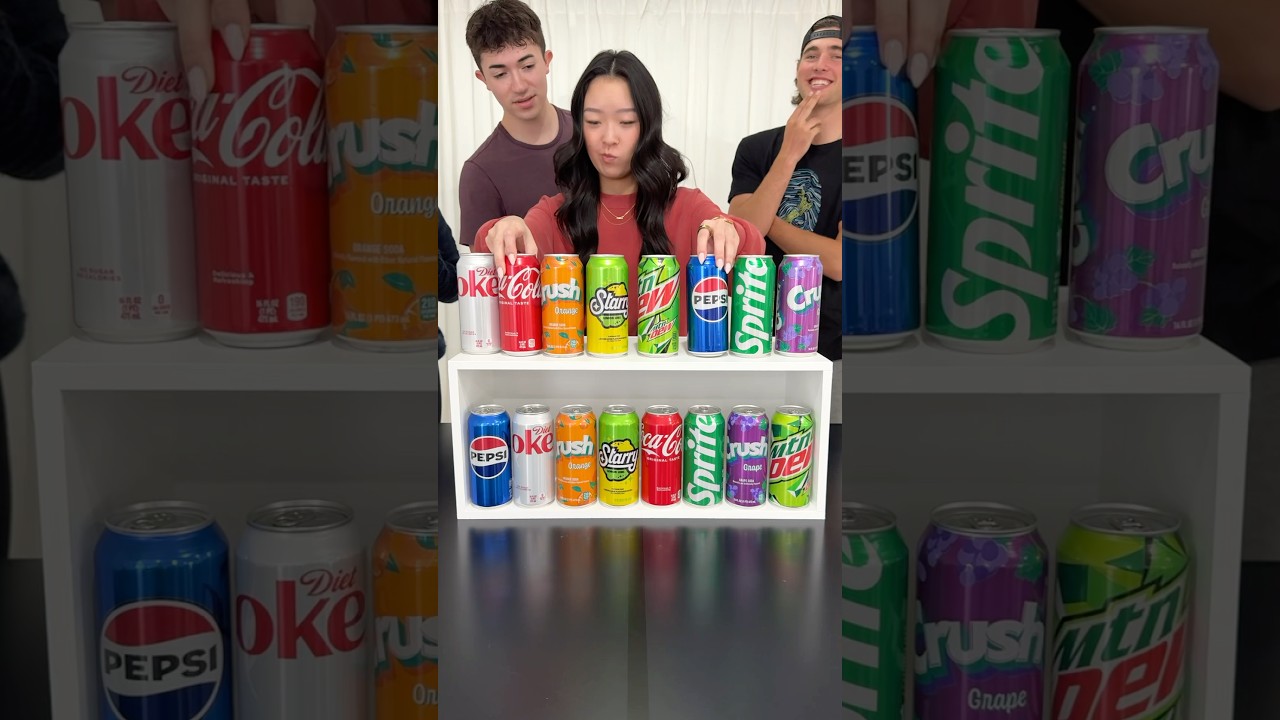Match the Soda Drinks Challenge!