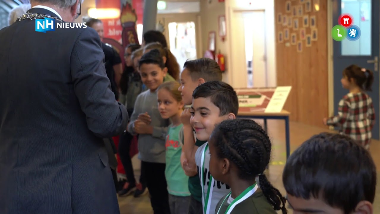 Sportiefste school van het land gehuldigd in Alkmaar
