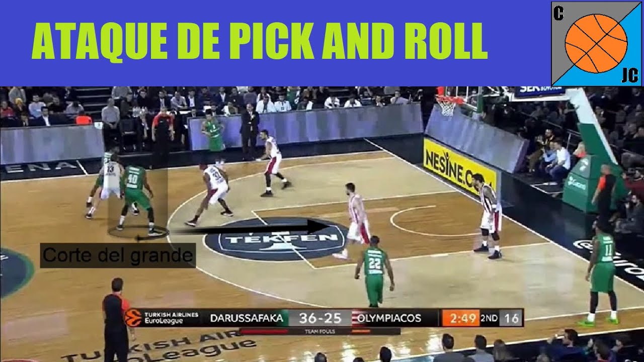 ATAQUE pick and roll baloncesto
