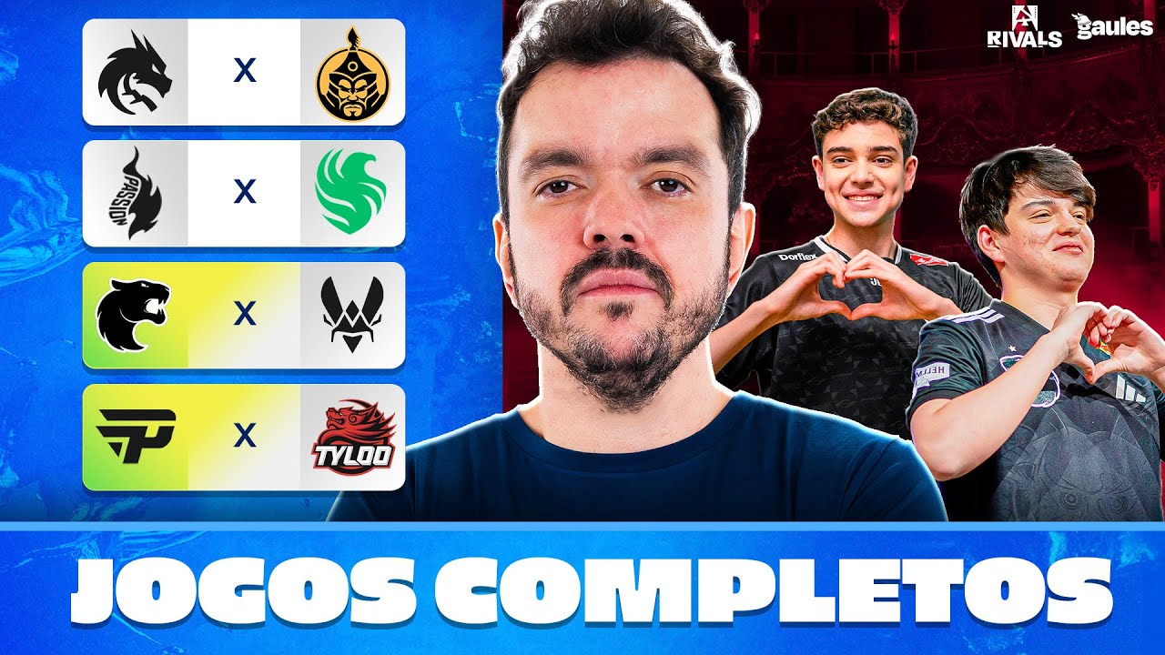 BLAST RIVALS 2025 S2 | DIA 2 | TRANSMISS&Atilde;O COMPLETA COM GAULES - Siga  ⁨@Gaules⁩