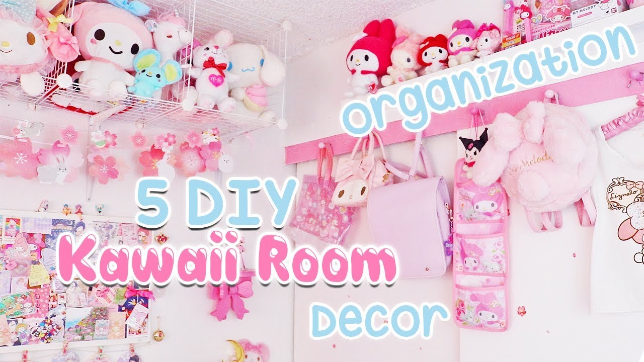 5 DIY Kawaii Room Organization Decor Tips 2019 | subtitulado |