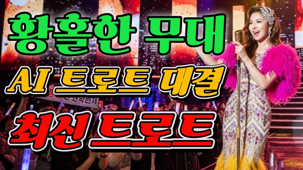 🎶🎤AI 가수들의 뜨거운 승부트로트 경연 무대