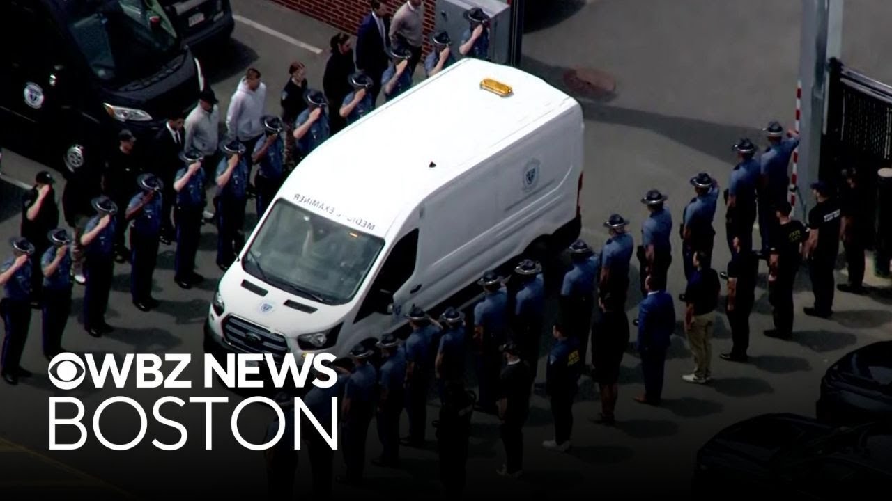 Procession held for fallen Massachusetts State Police Trooper Kevin Trainor