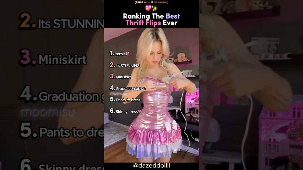 Ranking The BEST Thrift Flips Ever 💖✨ #tiktokviral #thriftflip