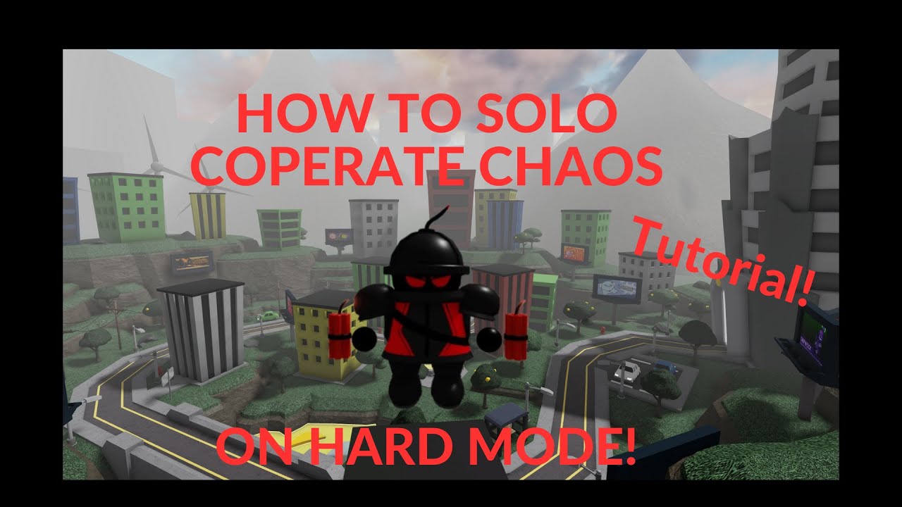 Tower Heroes HOW TO SOLO CORPORATE CHAOS [HARD MODE]