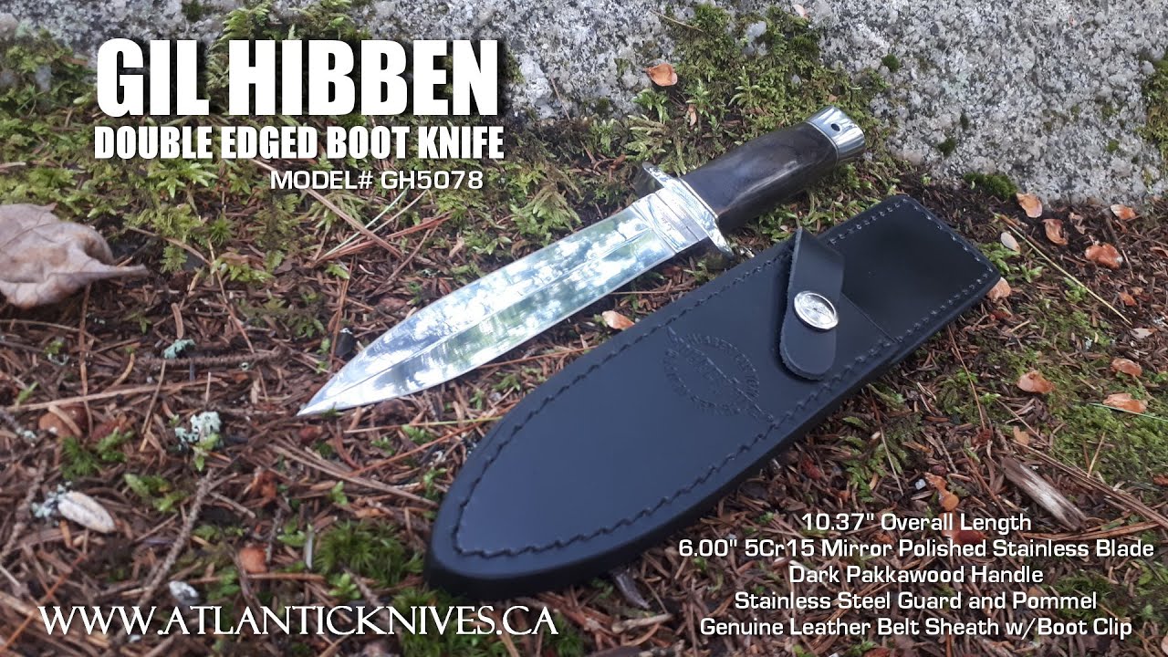 Gil Hibben Double Edged Boot Knife - Model# GH5078