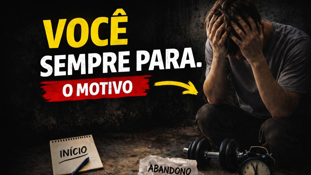 POR QUE VOCÊ ATÉ COMEÇA, MAS NUNCA CONTINUA