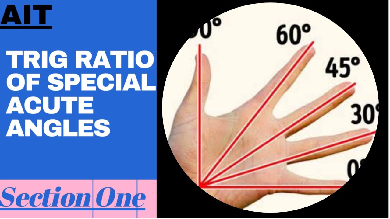 Trigonometric ratio of 45 degree | Introduction to Trigonometry | All-Inclusive Tutorials