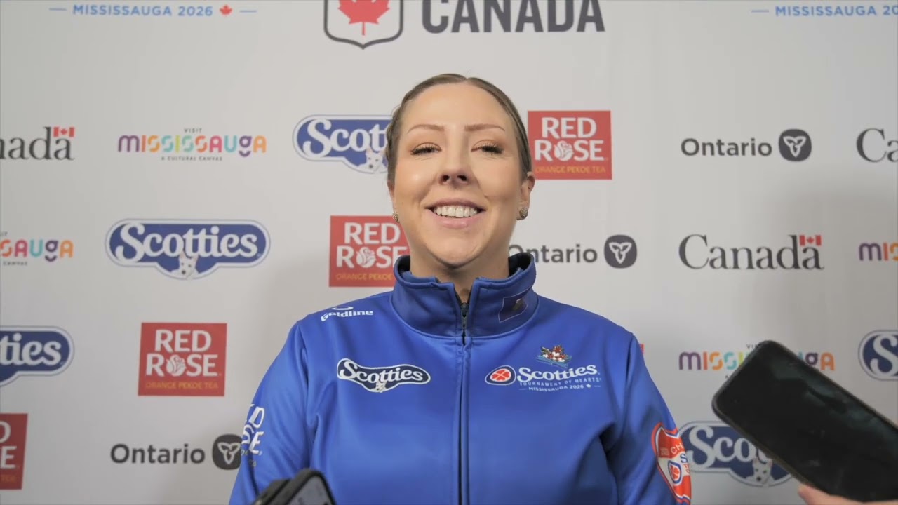 Media Scrum - Semifinal - 2026 Scotties Tournament of Hearts