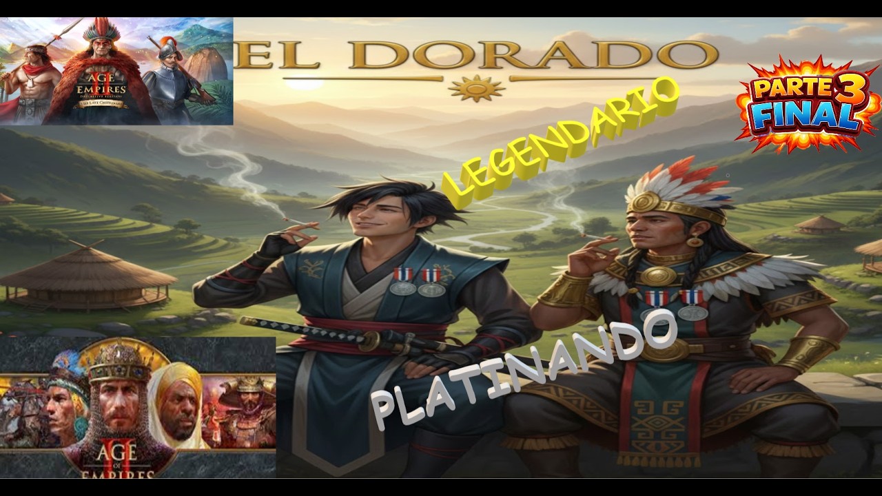 🤍💎 NUEVO DLC CAMPAÑA COMPLETA💎🤍LEGEND/PLAT AOE2 THE LAST CHIEFTAINS LA LEYENDA (EL DORADO 1490/1538)