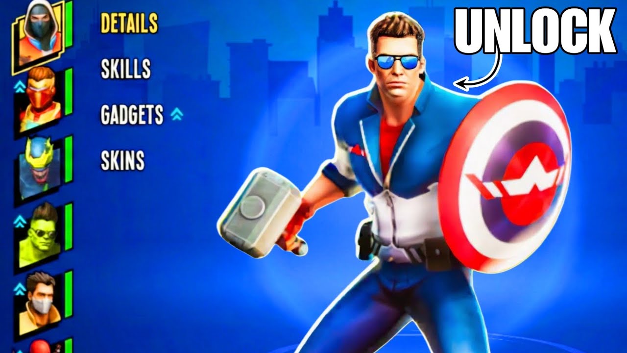 Unlock Free Captian America In Spider Fighter 3 🔥