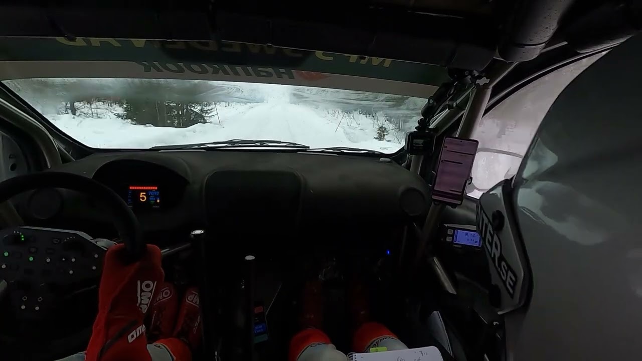 Vinterpokalen 2026 SS4 Filip Carlström / Jesper Samuelsson Mitsubishi Mirage Nat 4wd