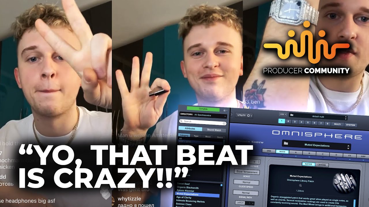 PVLACE WORKED ON HIS DRUMS 🔥🔥 OMNISPHERE SECRET SAUCE?? 👀