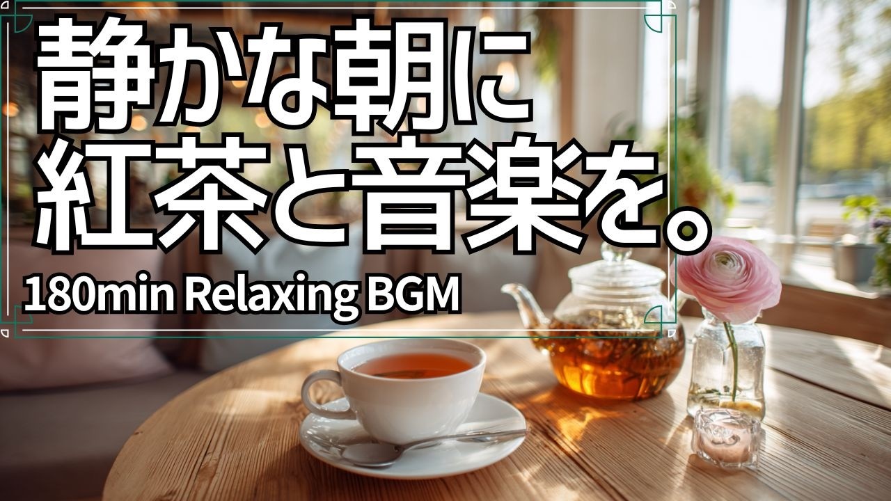 心落ち着く朝のカフェ時間　180min