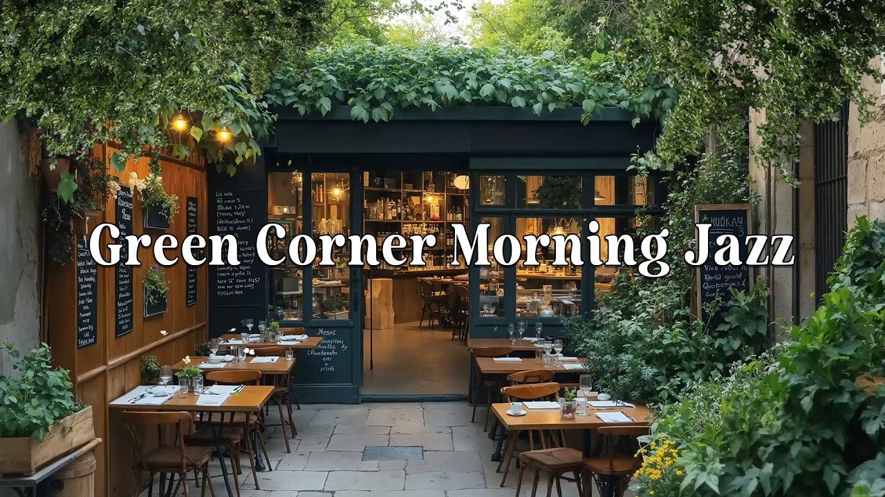 Green Corner Morning Jazz 🌿 Smooth Café Swing for a Fresh New Day