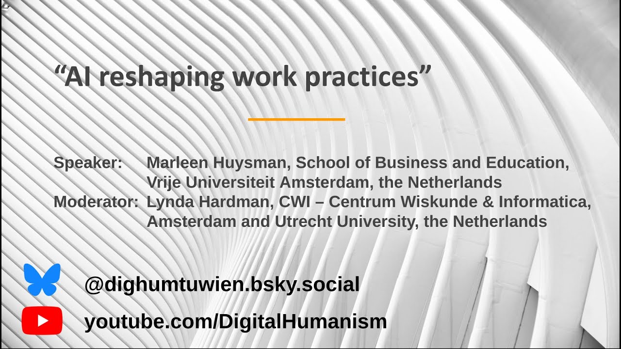 “AI reshaping work practices”