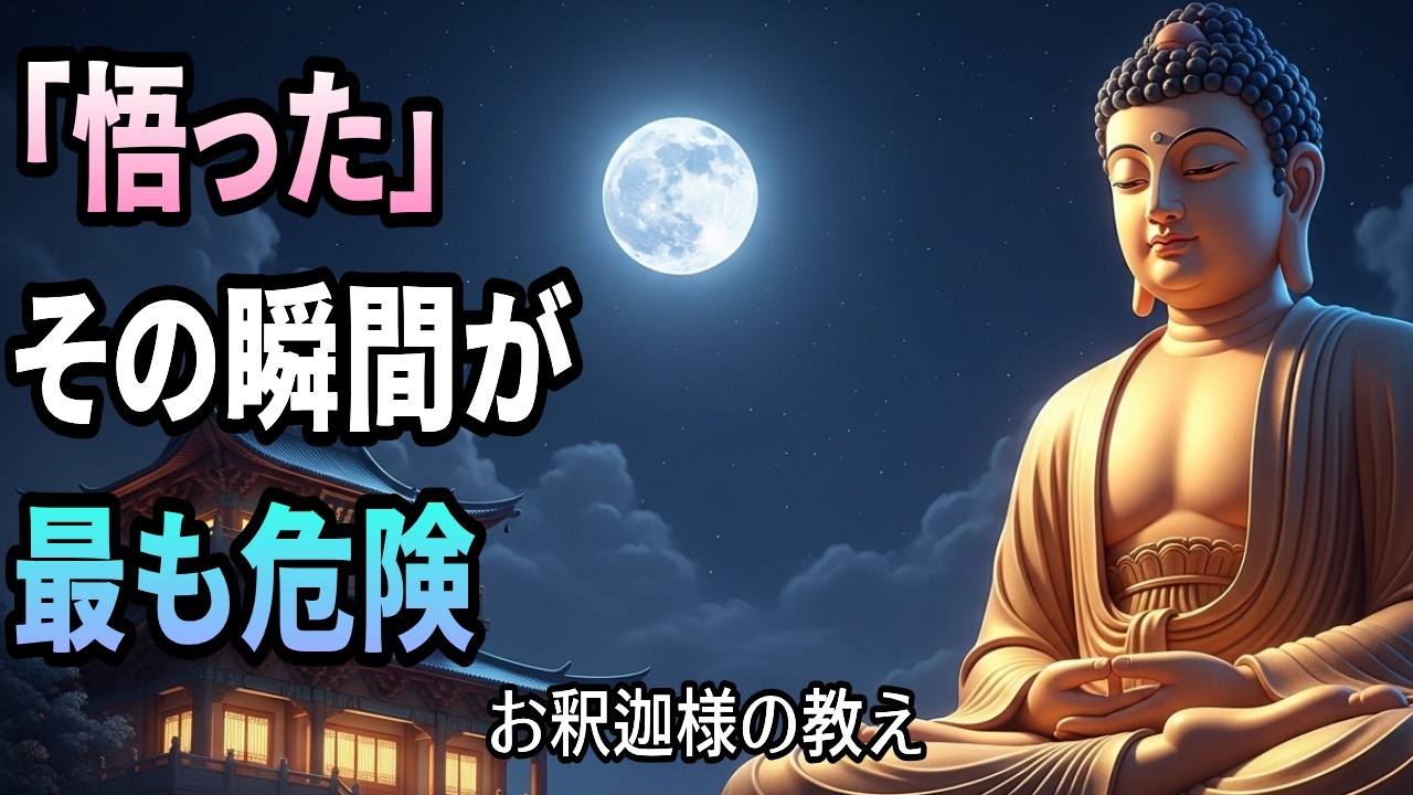 「悟った」と思った瞬間が一番危ない｜お釈迦様が警告した慢心の罠【法話】