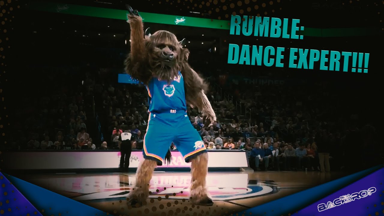 RUMBLE | OKC Thunder Mascot Shows His Dance Moves | NBA Season 19/20 | November 15, 2019