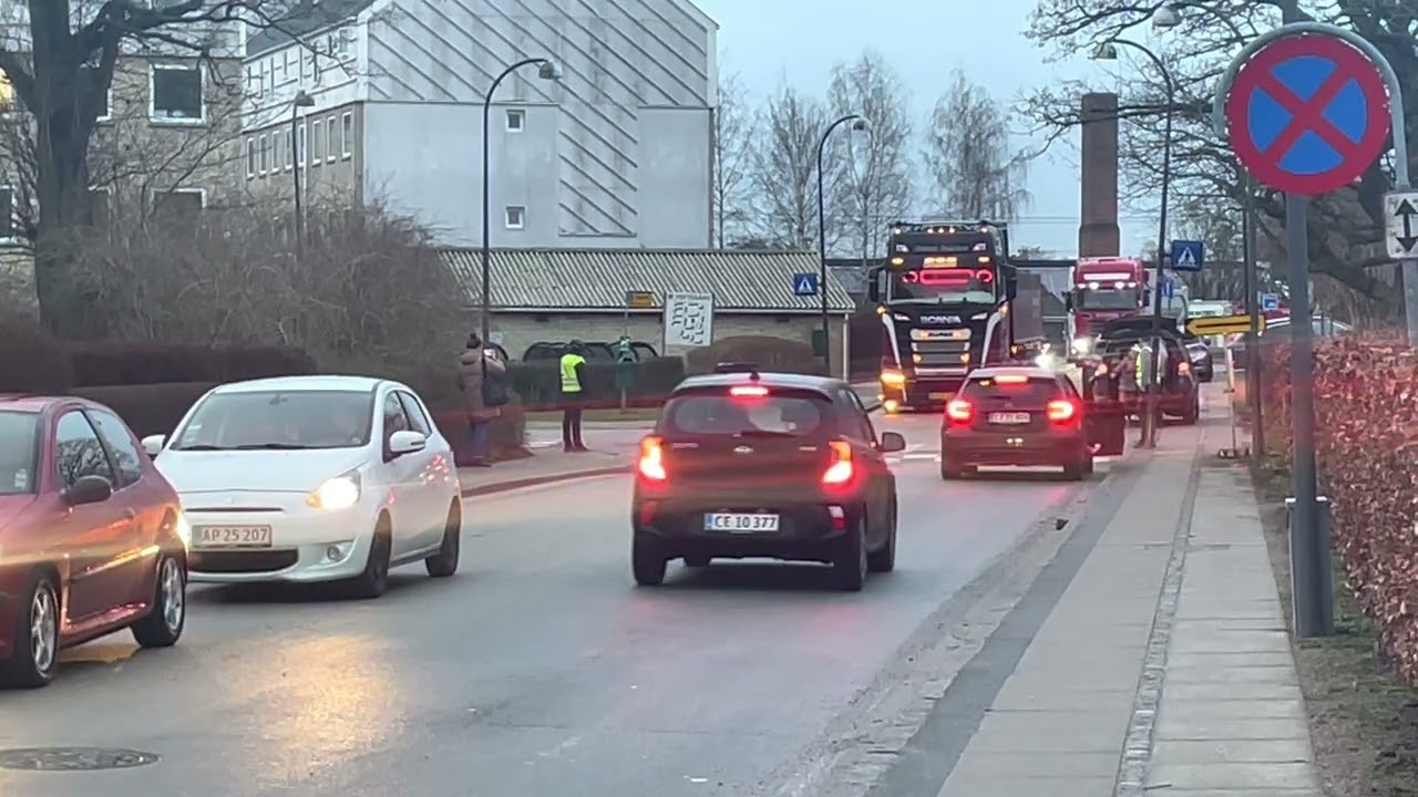Morgentrafik ved Herlev Byskole afdeling Eng torsdag den 10. februar 2022