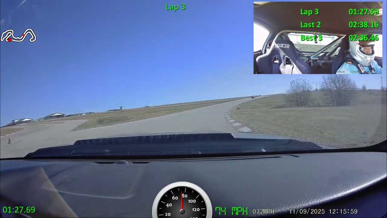 BOSSECA at Cresson 3.1 with The Driver's Edge Nov 2025 Session 6