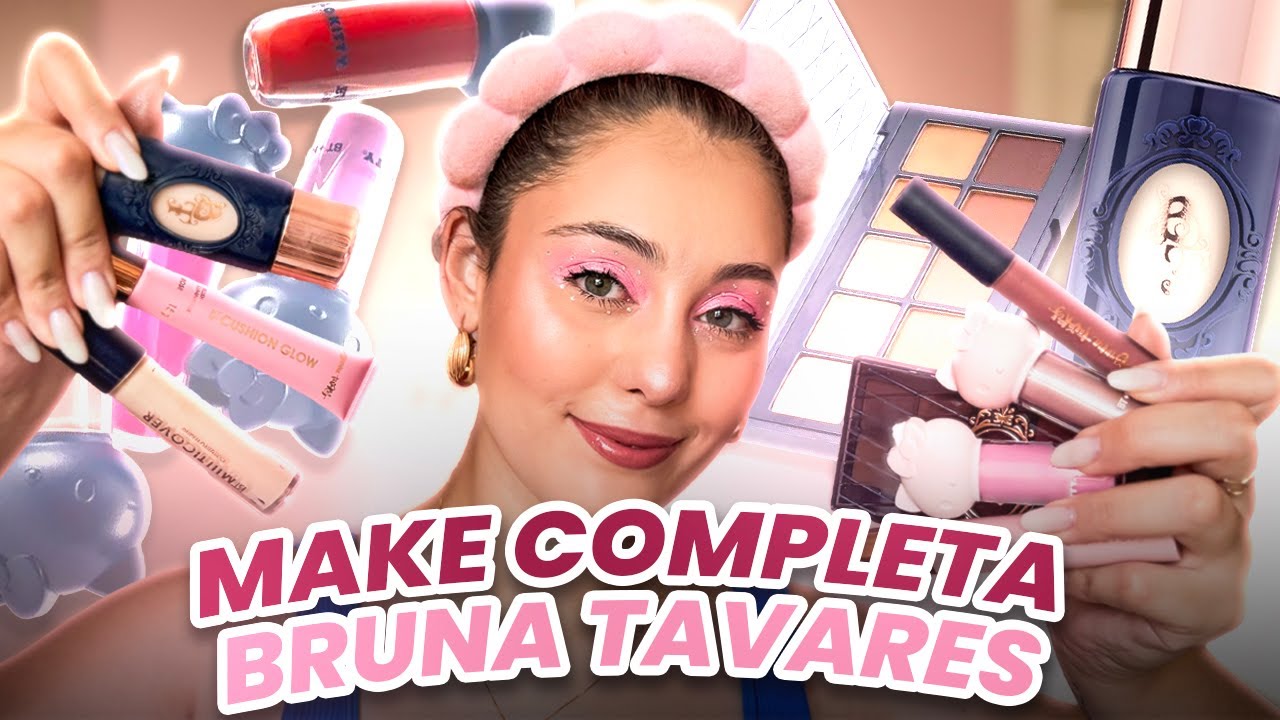 MAQUIAGEM COMPLETA só com BRUNA TAVARES! Uma Marca, Uma Make